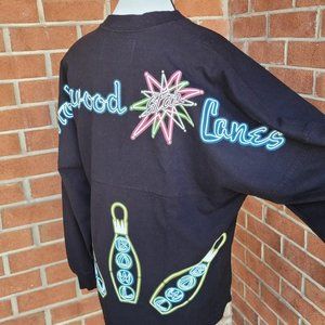 NWT Hollywood Lanes Neon Bowling Sweatshirt